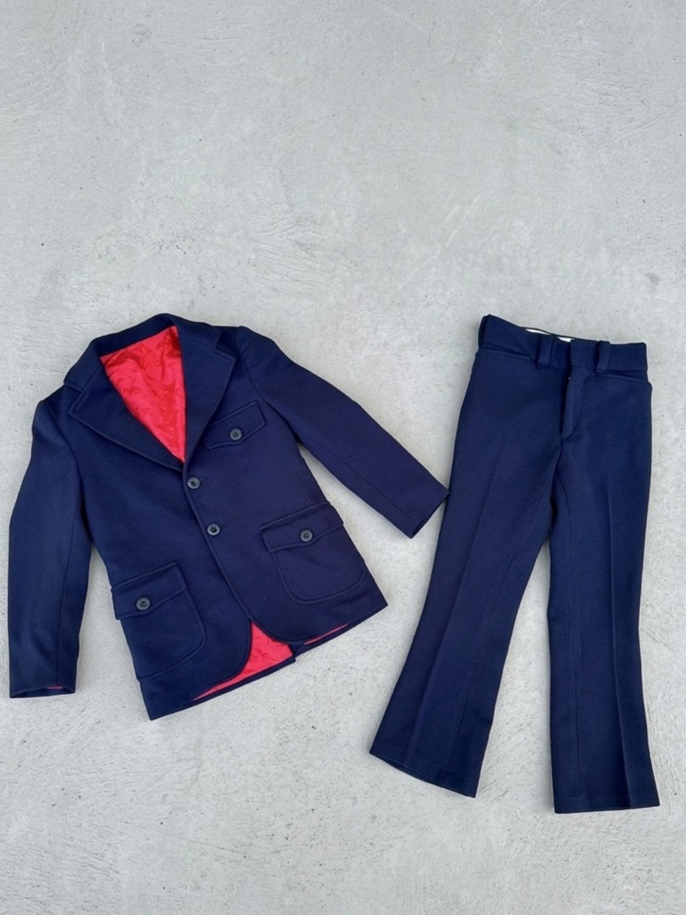 Boys vintage polyester leisure suit disco 1970s
